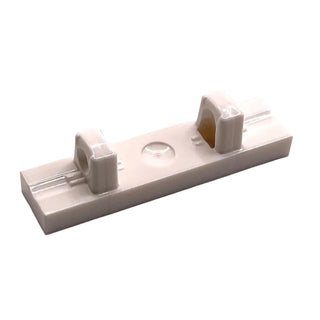 Hinge Tile 1 x 4 Locking Dual 1 Finger on Top, Part# 44822 Part LEGO® White