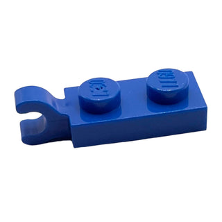 Plate, Modified 1x2 with Clip on End (Horizontal Grip), Part# 63868 Part LEGO® Blue