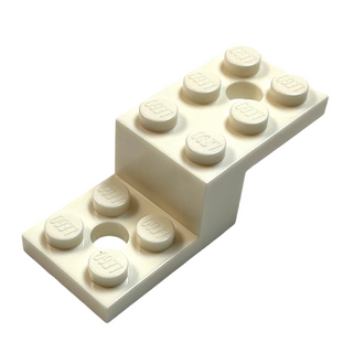Bracket 5x2x1 1/3 with 2 Holes, Part# 11215 Part LEGO® White