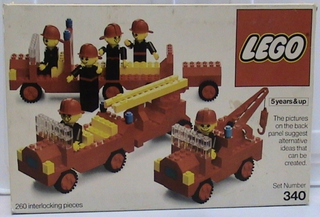 Fire Trucks, 340-2 - LEGO® Building Set Building Kit LEGO®