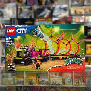 Stunt Truck & Ring of Fire Challenge, 60357 Building Kit LEGO®