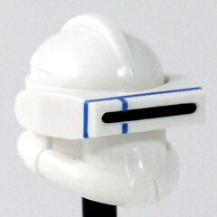 White Macrobinoculars- CAC Custom Headgear Accessory Clone Army Customs Blue  
