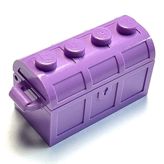 Container, Treasure Chest, Part# 4738a/4739a Part LEGO® Medium Lavender