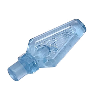 Minifigure, Weapon Spear Tip, Part# 27257 Part LEGO® Trans-Medium Blue