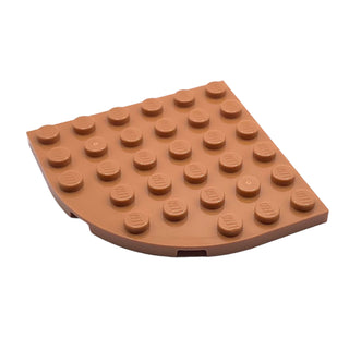 Plate, Round Corner 6x6, Part# 6003 Part LEGO® Medium Nougat