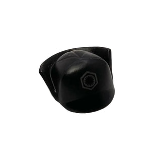 Minifigure, Headgear Cap, SW First Order Officer with Silver First Order Insignia Pattern (General Hux), Part# 20954pb01 Part LEGO® Black Very Good