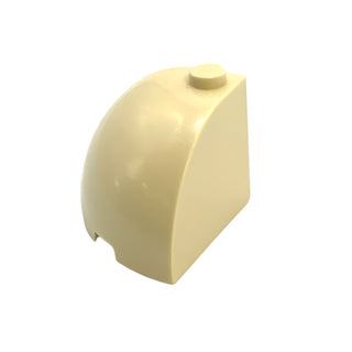 Brick Round Corner 3x3x2 Dome Top, Part# 88293 Part LEGO® Tan