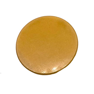 Tile, Round 2 x 2 with Bottom Stud Holder, Part# 14769 Part LEGO® Pearl Gold