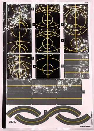 Sticker Sheet for Set Ahsoka Tano's Duel on Peridea, 75385-1 - (10108892/6488506), Part# 75385stk01 Part LEGO® Complete
