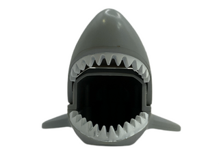 Shark Large with Gills with White Mouth and Stomach and Black Eyes with Eyelids Pattern, 62605pb04c01 Minifigure LEGO®