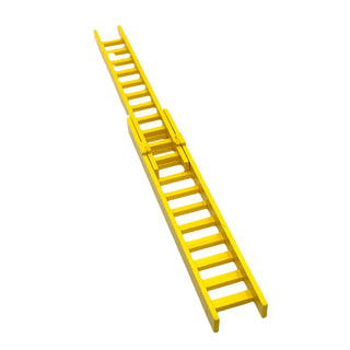 Ladder 9.6cm (Collapsed) 2-Piece (bb0018a/bb0018b), Part# bb0018c01 Part LEGO® Yellow Very Good