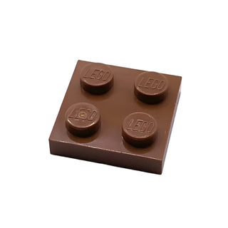 Plate 2x2, RARE Non-Production Colors, Part# 3022 Part LEGO® Light Brown