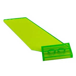 Tail Shuttle, Part# 6239 Part LEGO® Trans-Bright Green