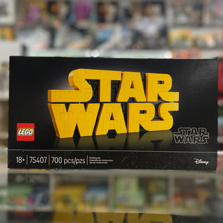 Brick-Built Star Wars Logo, 75407 - LEGO® Star Wars Building Kit LEGO® As-is, Incomplete (Read Condition Guide)