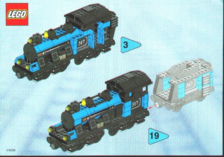 3741-Large Locomotive (base unit without color trim elements) - INSTRUCTIONS ONLY Instructions LEGO®