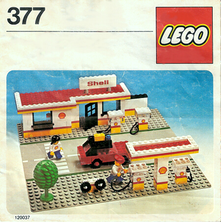 377-Shell Service Station - INSTRUCTIONS ONLY Instructions LEGO®