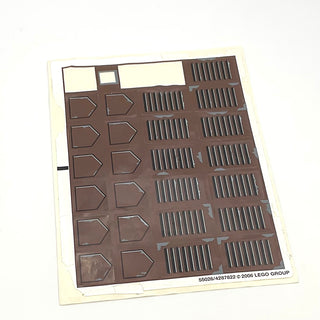 Sticker Sheet for Set Jabba's Sail Barge, 6210 - (55026/4287822), Part# 6210stk01 Part LEGO® Missing 3 Stickers