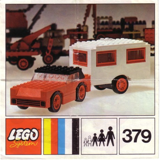 Car and Caravan, 379-1 Building Kit LEGO®   