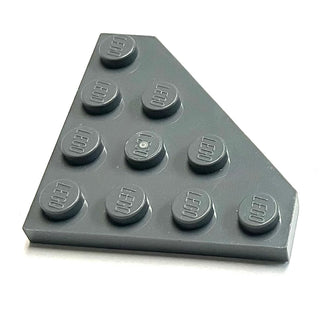 Wedge, Plate 4 x 4 Cut Corner, Part# 30503 Part LEGO® Dark Bluish Gray