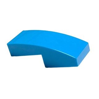 Slope, Curved 2 x 1 x 2/3, Part# 11477 Part LEGO® Dark Azure 1 Part