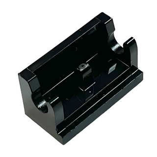 Hinge Brick 1 x 2 Base, Part# 3937 Part LEGO® Black