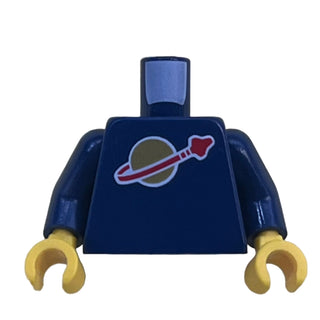 Torso with Classic Space Logo High on Torso Pattern (BAM), 973p90new2c11