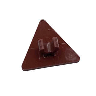 Road Sign 2 x 2 Triangle with Open O Clip, Part# 65676 Part LEGO®