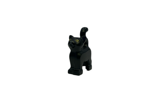 Cat, Standing with Lime Eyes and Dark Bluish Gray Nose and Mouth Pattern (Hocus Pocus Thackery Binx), 13786pb10 Minifigure LEGO®