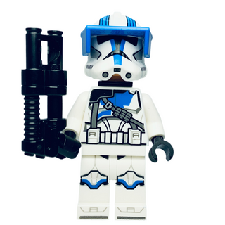 Clone Heavy Trooper (501st), sw1247 Minifigure LEGO® Like New - with Backpack and Blaster