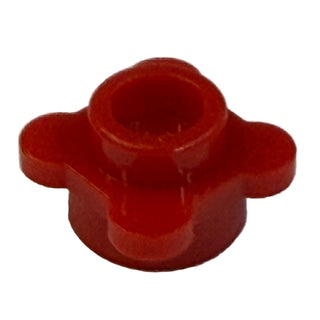 Plant Flower Edge 1x1 w/ Tabs, Part# 28573 Part LEGO® Red