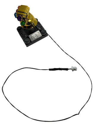 Light-Up Mini Chrome Infinity Gauntlet, DIY System, USB & Reconnectable, LW-76131 Custom Parts United Brick Co®