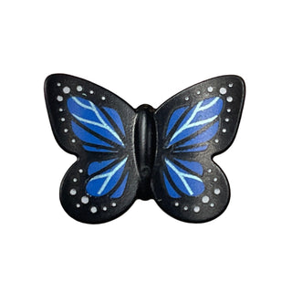 Butterfly with Blue Wings and White Spots Pattern, 80674pb03 LEGO® Animals LEGO®
