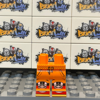 Jumpman 1s Custom minifigure BrickLuv Orange