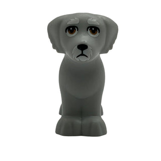 Dog with Shaggy Fur, Ears, and Tail, Medium Nougat Eyes LEGO® Animals LEGO®