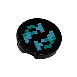 Minecraft Sculk Shrieker Tile Round 2x2, Part# 14769pb601