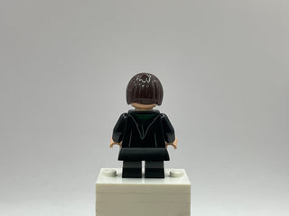 Pansy Parkinson - Slytherin Robe Clasped, Black Skirt, Black Short Legs with Dark Bluish Gray Stripes, hp492 Minifigure LEGO®   