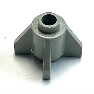 Brick Round 1x1 with Fins, Part# 4588 Part LEGO® Light Gray