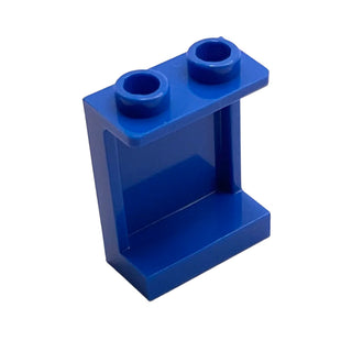 Panel 1 x 2 x 2 with Side Supports - Hollow Studs, Part# 87552 Part LEGO® Blue