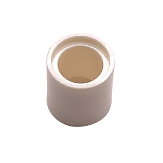 Technic, Liftarm Thick 1x1 (Spacer), Part# 18654 Part LEGO® White