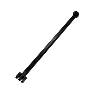Hinge Bar 12L with 3 Fingers and Open Stud End, Part# 2375 Part LEGO® Black