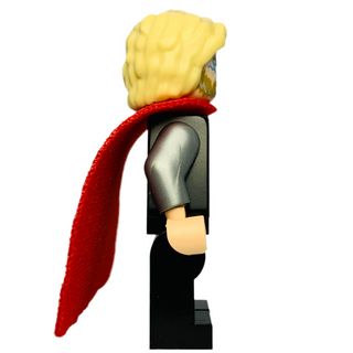 Thor - Spongy Cape with Single Hole, Black Legs, Bushy Hair, sh0915 Minifigure LEGO®