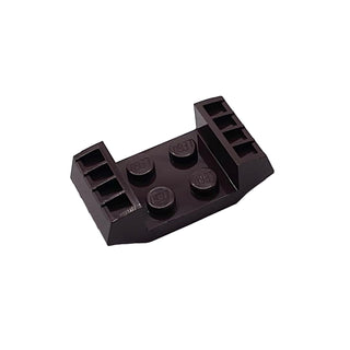 Plate, Modified 2 x 2 with Vents, Part# 41862 Part LEGO® Dark Brown