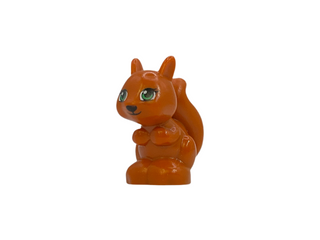 Squirrel with Black, Green and White Eyes and Black Eyelashes LEGO® Animals LEGO®