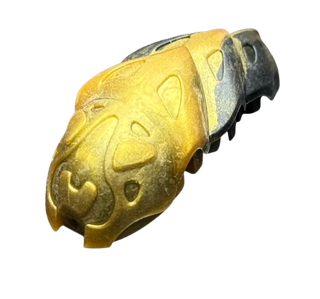 Bionicle Rahkshi Kraata Stage 6 with Marbled Pattern, Part# kraata6 Part LEGO® Pearl Gold Head (Black Tail)