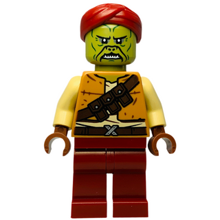 Kithaba (Klatooinian Skiff Guard) - Medium Nougat Vest sw1386 Minifigure LEGO® Like New