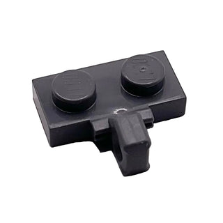Hinge Plate 1 x 2 Locking with 1 Finger on Side without Bottom Groove, Part# 44567b Part LEGO® Dark Bluish Gray