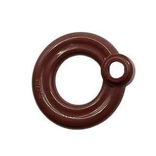 Minifigure Utensil, Flotation Ring (Life Preserver), Part# 30340 Part LEGO® Reddish Brown