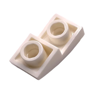 Slope, Curved 2 x 1 x 2/3 Inverted, Part# 24201 Part LEGO® White