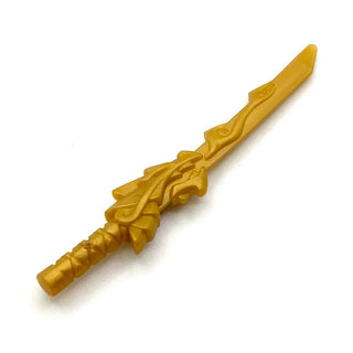 Sword Katana Dragon Guard, Part #93055 Accessories LEGO® Pearl Gold  