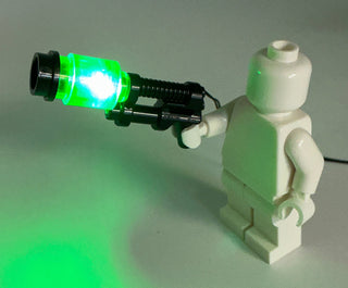 Toxikita Pistol w/ Flashing LED Lights, USB & DIY System, LW-70169, LW-70163 Custom Parts United Brick Co® LW-70163 - Neon Green
